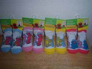   Street Bootie Socks, Elmo, Cookie Monster, Big bird, Baby Shower
