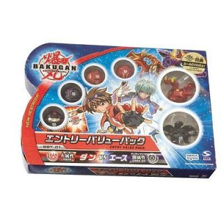   In Box Sega Toys Bakugan Baku Tech BBT 01 Entry Value Pack Dan VS Ace