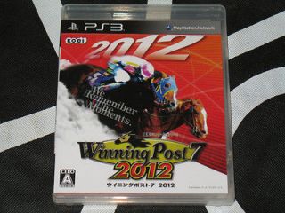 Playstation 3 PS3 Import Game Winning Post 7 2012 Horse