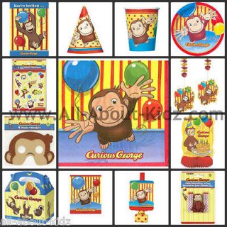 Curious George Birthday Party Supplies on Monkey Birthday Party Supplies Mod Monkey Party Ideas Mod Monkey