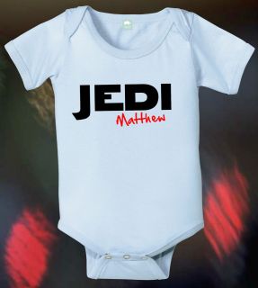Jedi Onesie Baby Jedi Shirt Infant Jedi Personalized Onesie Star Wars 