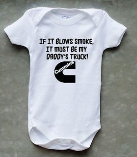 Cummins Diesel Onesie T Shirt Newborn Funny Shirt Baby Dodge Ram 