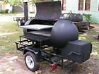 New 200 Gallon Competition Style Trailer Mounted BBQ Smoker