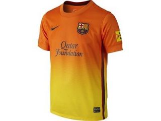 RBARC69j FC Barcelona away shirt   Nike boys jersey 12/13 kids kit