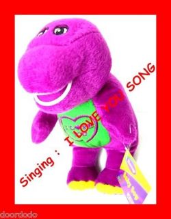 NEW* 9  Barney Plush Doll can sing  I LOVE YOU song