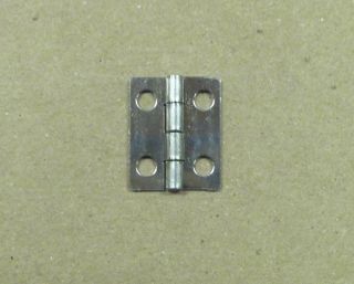 Small Box & Showcase HINGES, 5/8 x 3/4, Nickel Plated, New, #10 