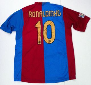 ronaldinho jersey in Sports Mem, Cards & Fan Shop