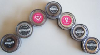 Bare Escentuals Minerals Eyeshadows Heart Soul Full Sizes .57g you 