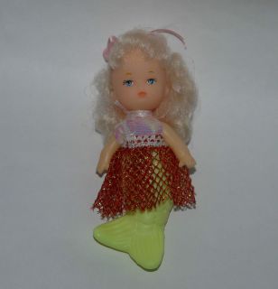 Little Mermaid Doll w/ removable Tail Fin*~ Vtg sea doll twin steffi 