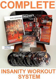 Insanity 60 Day Workout   Plus Resistance Band   Brand New   Same Day 