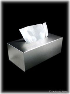 New Stainless Steel Kleenex Tissue Box Cover Holder
