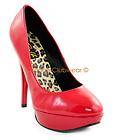  Sexy Classic Red Stilettos High Heels Platform Pumps Evening Shoes