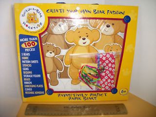 NEW Build A Bear Workshop Paper Doll KIT Fashion Creations CRAFT 