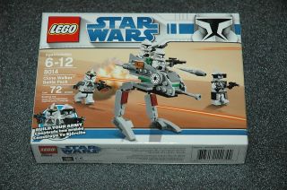 LEGO Star Wars 8014 Clone Walker Battle Pack NISB OOP HTF Army Builder