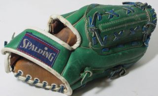   SPALDING TOM SEAVER Green Blue SIGNATURE SERIES EZ FLEX Baseball Glove