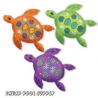 New SwimWays Rainbow Reef Turtle kids swimming pool fun water toy 5+