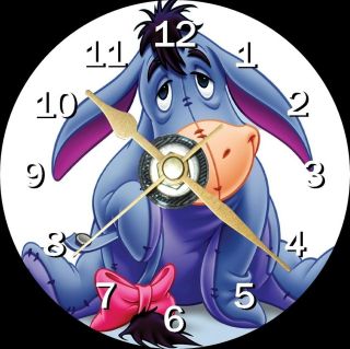 Disney Wall Clock   Winnie The Pooh   Tigger   Eeyore   Piglet   Bone 