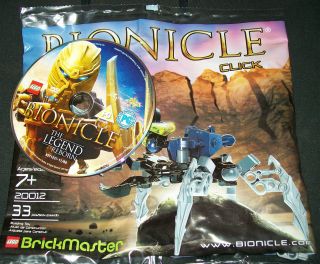 Bionicle The Legend Reborn   DVD + RARE EXCLUSIVE 20012 BEETLE LEGO