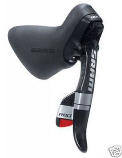   Red   Carbon Double Tap Road Bike Gear / Brake Levers   RRP £475