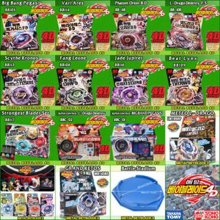 NEW Beyblade Metal 4D SYSTEM & Fusion Fight Starter Pack Beyblades 