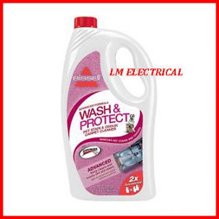 BISSELL Wash & Protect 2X Pet Stain & Odour Vacuum Carpet Shampoo (1 