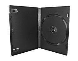 100 PREMIUM STANDARD Black Single DVD Cases 14MM (100% New Material)