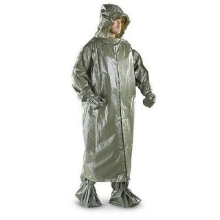   Military Chemical Suit Surplus Survival Gear w Hood Gloves & Leggings
