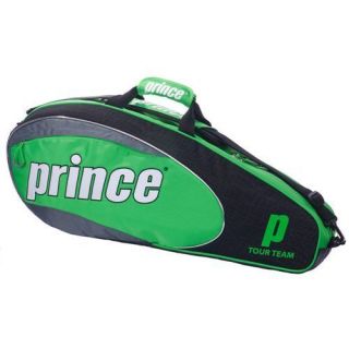 Prince 2010 Tour Team Triple Tennis Racquet Bag   Black/Green