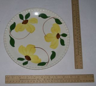 BLUE RIDGE Floral PLATE   SOUTHERN POTTERIES INC   used 9 1/4 inch 
