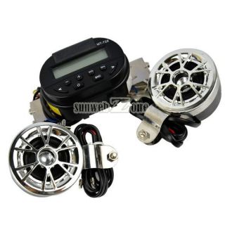   Motorcycle/ATV FM Radio And Waterproof MP3 stereo speaker system Set