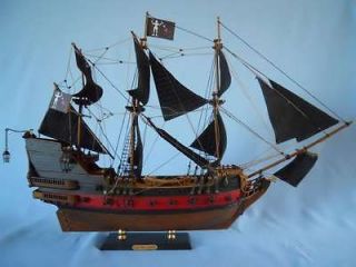 Blackbeards Queen Annes Revenge Limited 24 Wooden Pirate Ship Model