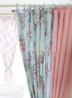 pink gingham curtains in Curtains, Drapes & Valances