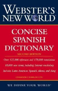 NEW   Websters New World Concise Spanish Dictionary