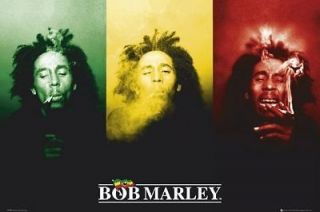 BOB MARLEY Flag Poses   MAXI SIZE LICENSED POSTER