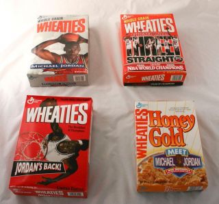 unopened michael jordan wheaties box in Cereal Boxes