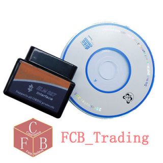  ELM327 Bluetooth V1.5 OBD2 OBDII Auto Diagnostic Scanner Scan Adapter