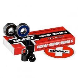 Bones Super Swiss 6 Six Ball Longboard Skateboard Bearings Skate
