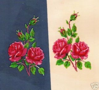 10 Red Roses & Buds Shabby Chic Vintage Furniture Decoration Decals 