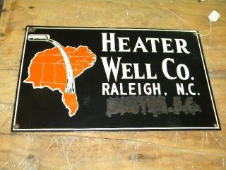 Old Heater Well Co. RALEIGH NC Graphic SC Drilling Oil Gas Coal 