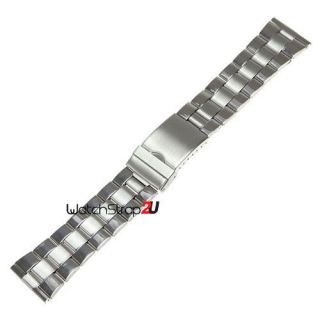  End Stainless Steel Bracelet Watch Band Strap Folding Clasp 26 28 mm