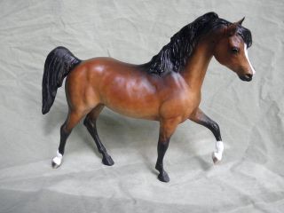 Breyer CM/Custom Black Stallion Arabian Dappled Bay