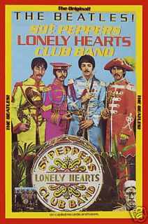 The Beatles *Sgt. Pepper* Capitol Promo Poster 1967