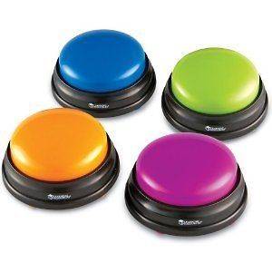 Learning Resources Answer Buzzers   Set of 4   2 Day Ship