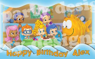 bubble guppies cake in Holidays, Cards & Party Supply