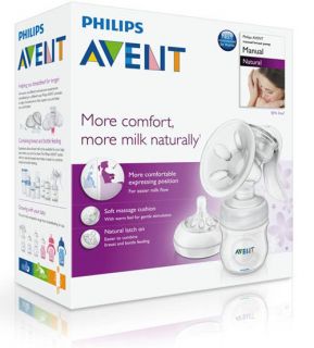Philips AVENT NATURAL Manual Breast Pump SCF330/20   Brand New