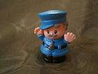 Fisher Price Little People bus driver crossing guard school police man 
