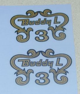 buddy l decals in Vintage Manufacture (Pre 1970)