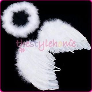   Angel Feather Wings Cupid Fairy Baby Kids Party Favors Photo Props