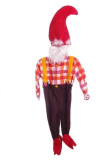   Toddler Garden Gnome Dwarf Halloween Costume 12 24 Months 2T 3T NEW