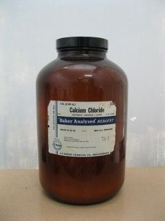 Calcium chloride anhydrous 12 mesh ACS grade 98.7% 5 pounds J.T. Baker 